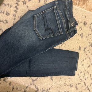 American Eagle Outfitters Dark Blue Skinny Jeans